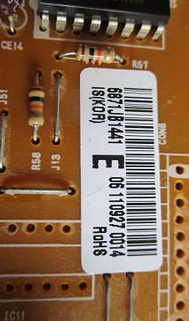 LG FRIDGE PCB GR-P227STGA