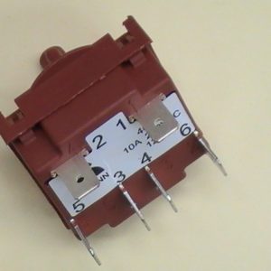 6 Pin 4 Position Rotary Switch 46431