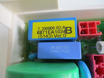 LG TOP LOAD PCB MODEL WT-R807