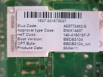 SIMPSON WASHING MACHINE MAIN PCB EWX14 9KG