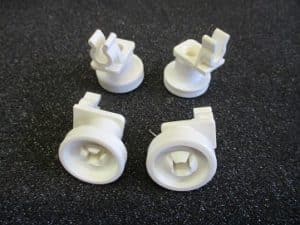 DISHLEX D/WASHER UPPER BASKET WHEELS PKT4