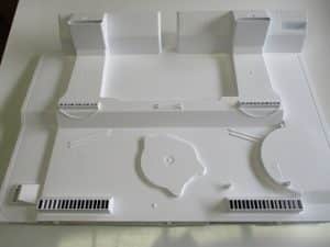 LG FRIDGE EVAPORATOR COVER & 2 FANS GF-5D906S