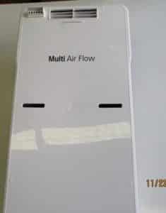 LG Fridge Freezer fan & back panel assy