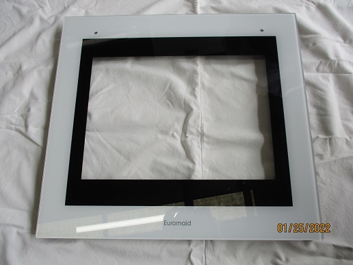 EUROMAID OVEN OUTER DOOR GLASS