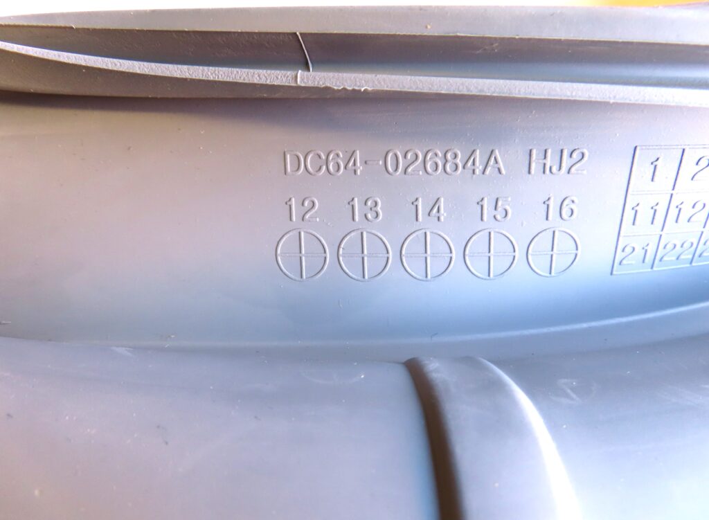 SAMSUNG WASHING MACHINE DOOR GASKET