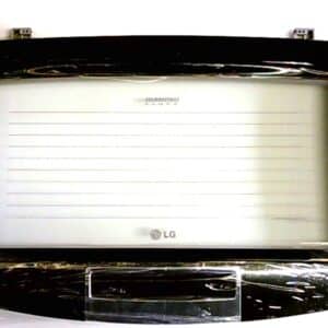 LG WASHING MACHINE TEMPERED GLASS LID ASSEMBLY SILVER