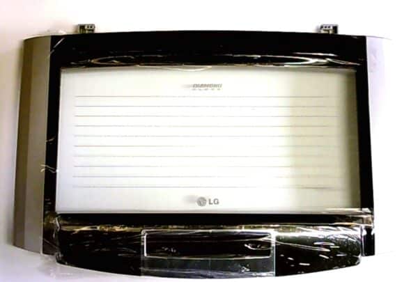 LG WASHING MACHINE TEMPERED GLASS LID ASSEMBLY SILVER