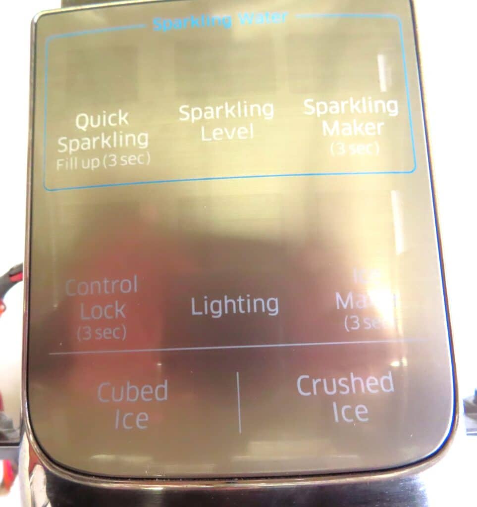 SAMSUNG FRIDGE ICE DISPENSER ASSEMBLY