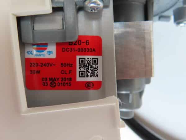 SAMSUNG WASHING MACHINE DRAIN PUMP DC97-15412H - Image 7