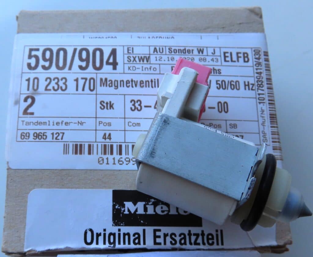 MIELE DISHWASHER INLET SOLENOID VALVE 50/60 Hz