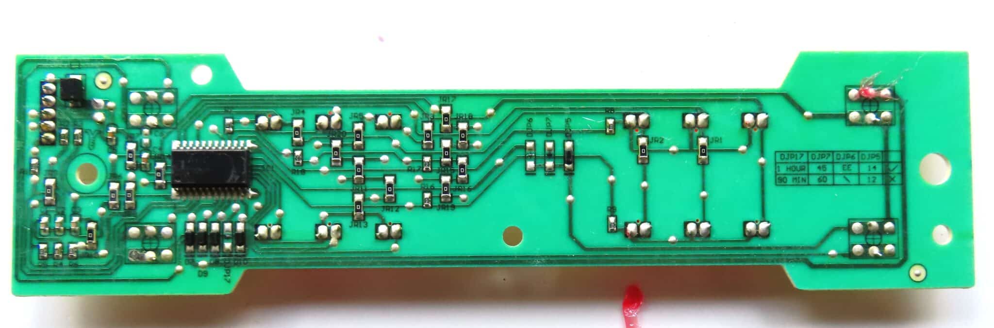 STIRLING DISHWASHER DISPLAY PCB