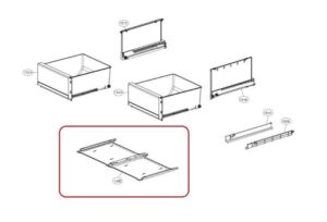 Waynes Wholesale Spares - lg genuine part mjh63036601 lg fridge crisper cover supporter