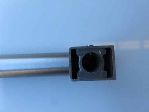 HISENSE FRIDGE LOWER DOOR HANDLE SILVER K1606372 - Image 3