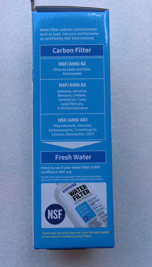 SAMSUNG FRIDGE WATER FILTER DA97-17376B - Image 3