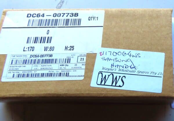 SAMSUNG F/L WASHER DOOR HANDLE DC64-00773B - Image 2