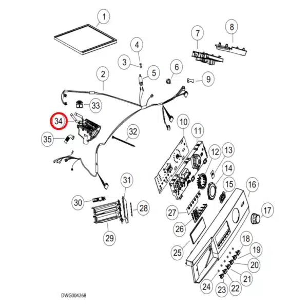 HAIER WASHING MACHINE STORAGE TANK ASSY H0020805732U - Image 2