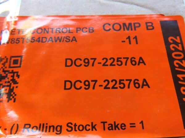 SAMSUNG WASHING MACHINE PANEL & DISPLAY PCB DC97-22576A - Image 2