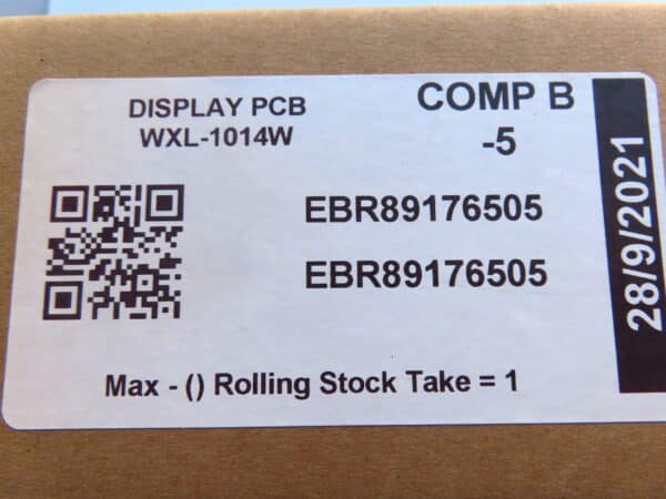 LG F/L WASHING MACHINE DISPLAY PCB EBR89176505 - Image 6