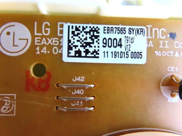LG F/L WASHING MACHINE DISPLAY PCB EBR75659004 - Image 3