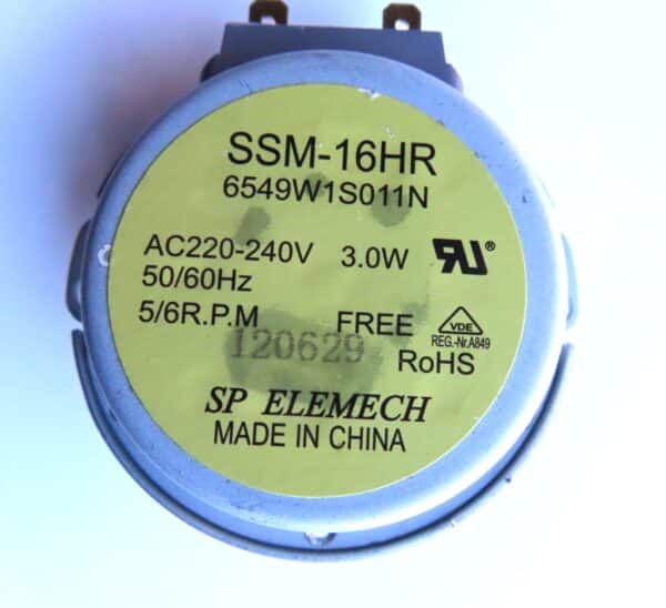 LG Microwave Synchronous Motor KV-CORE KV-PRO 6549W1S011N