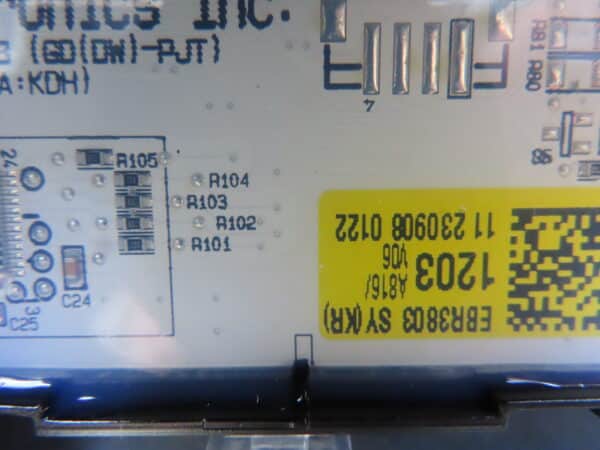 LG DISHWASHER CONTROL PANEL includes PCB AGL30037513 - Image 6