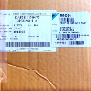 DAIKIN AIRCON Printed Circuit Board *Cap adapter reqd* EC14026-1 WITHOUT ADAPTOR  4014064