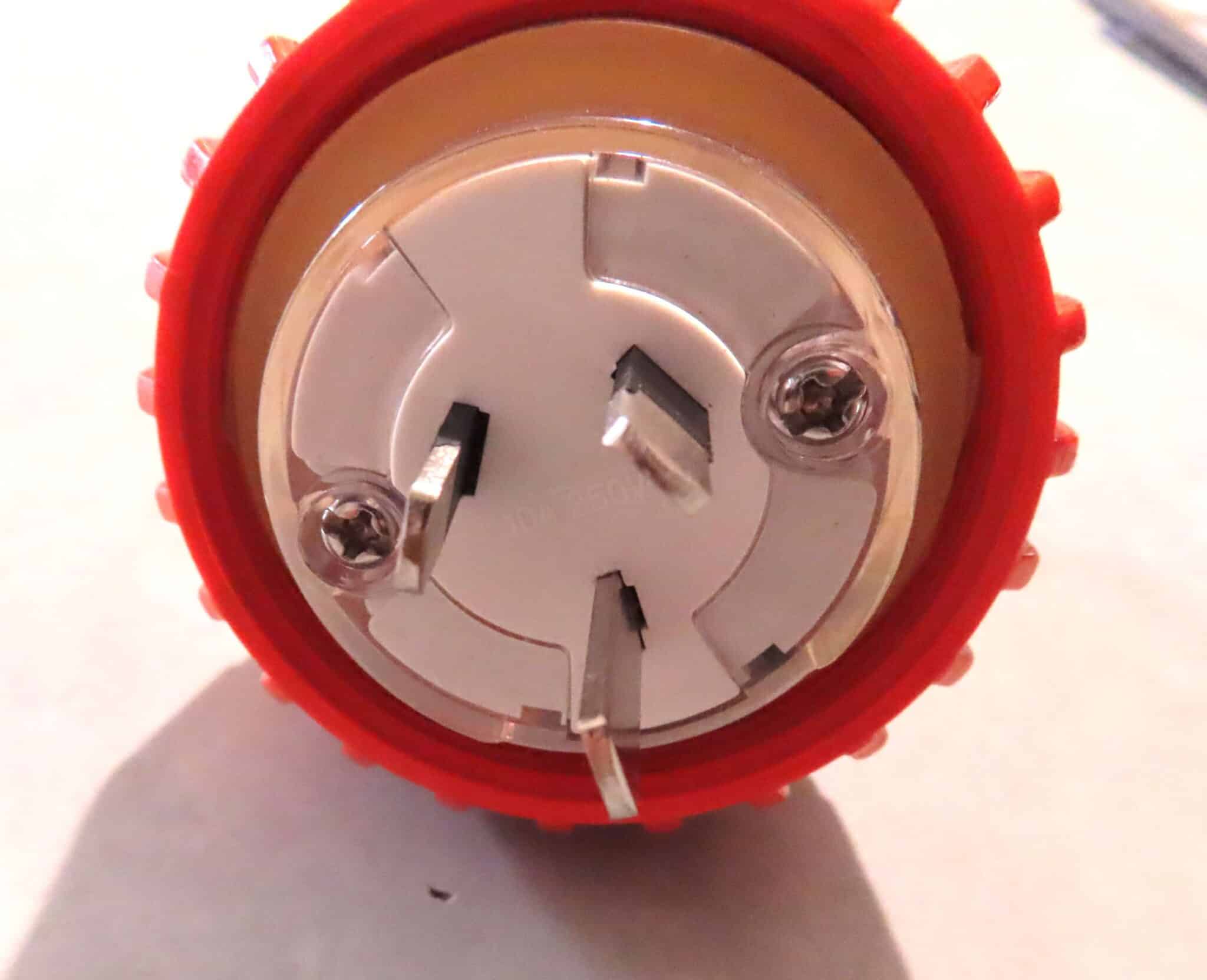 Tesla 3 Pin Flat 10amp Plug ORANGE TP310 - Image 5