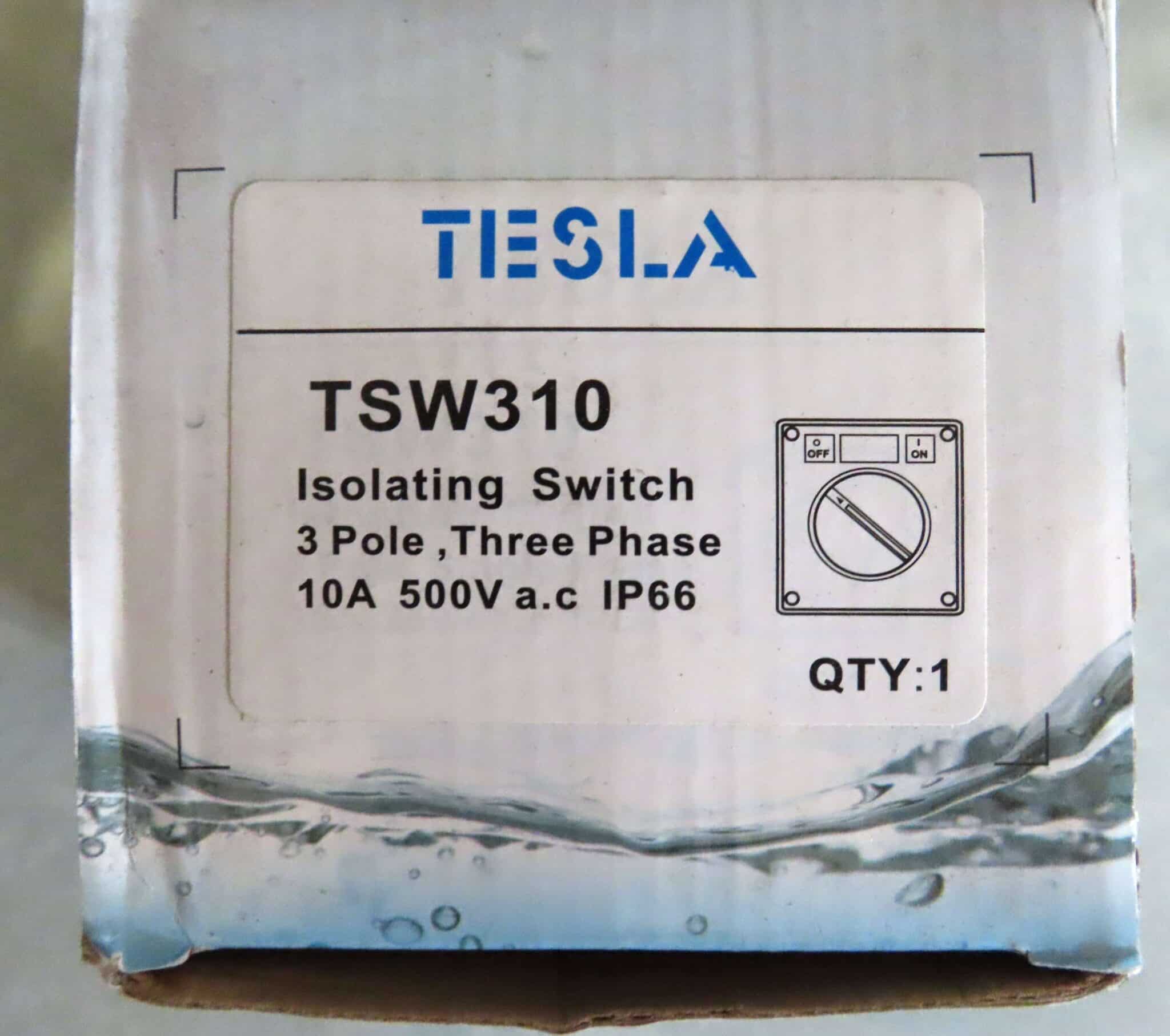 TESLA ELECTRICAL COMPONENT IP66 SWITCH-TSW310 - Image 2