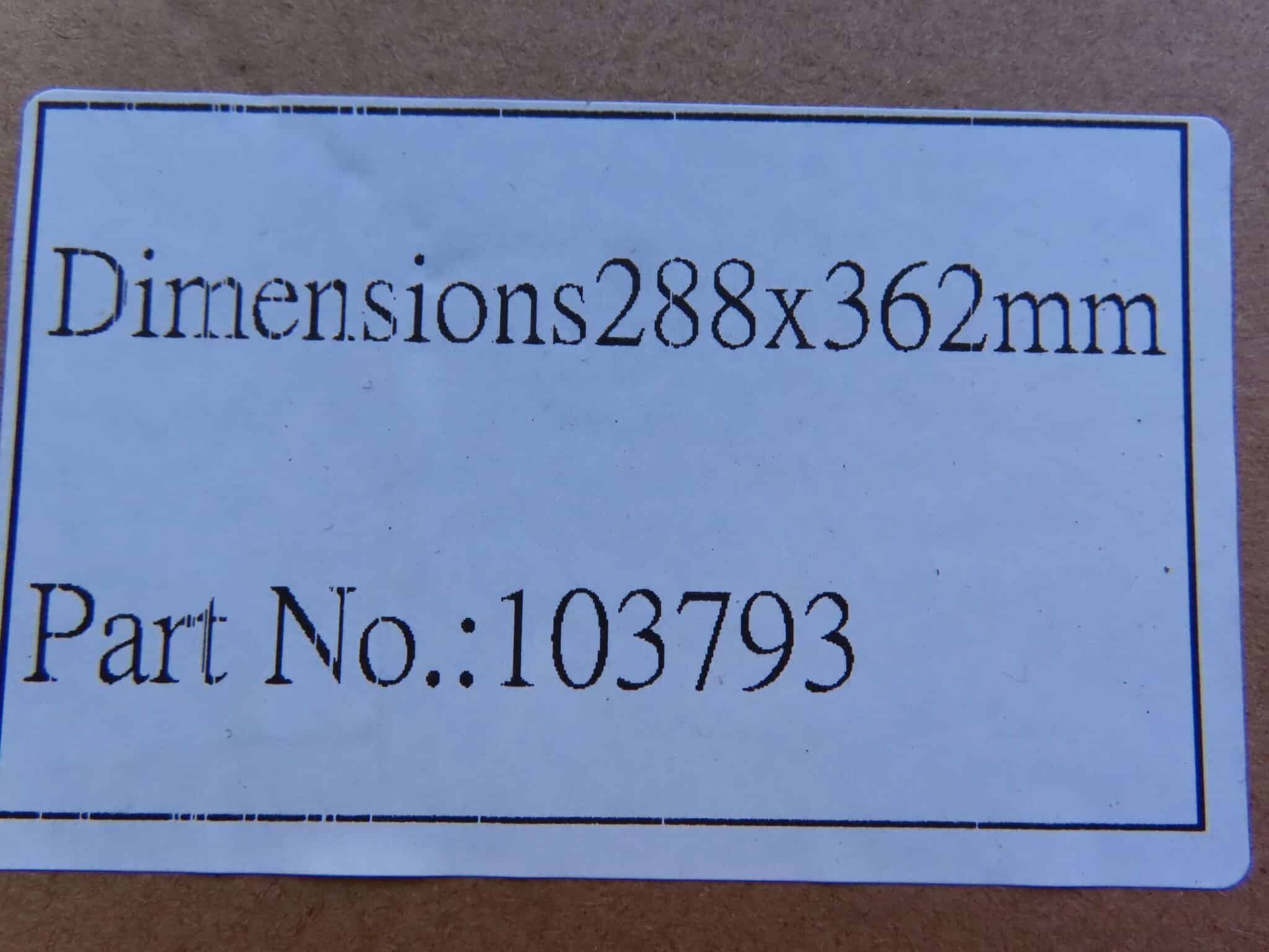 CHEF RANGEHOOD FILTER 288mm x 362mm 103793 - Image 3