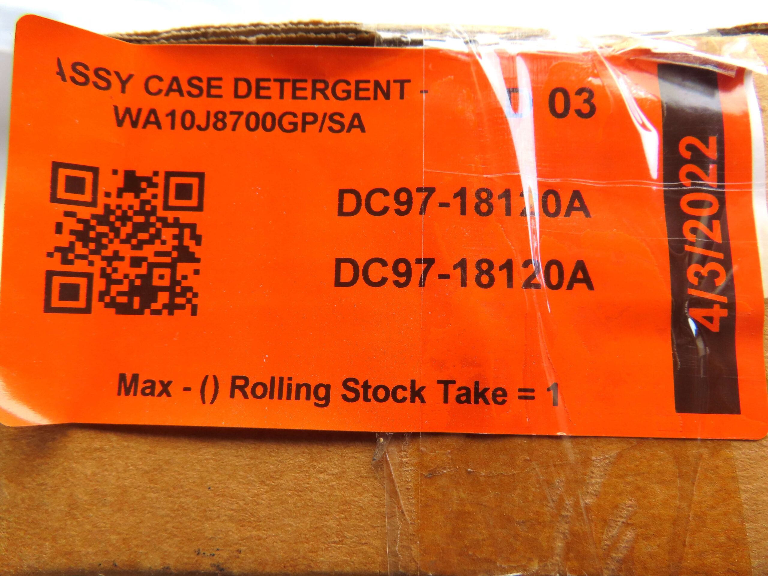 SAMSUNG WASHING MACHINE SOAP DRAWER DC97-18120A - Image 5