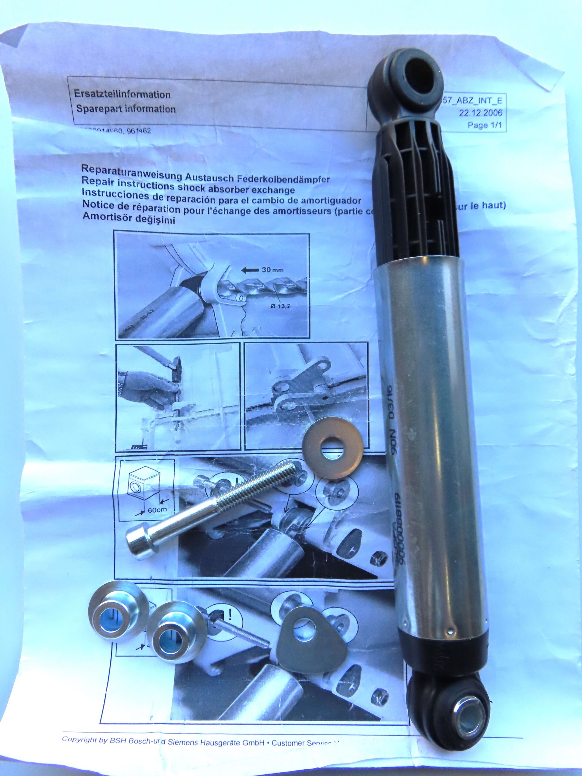 Bosch Washing Machine Shock Absorber 448032 - Image 4