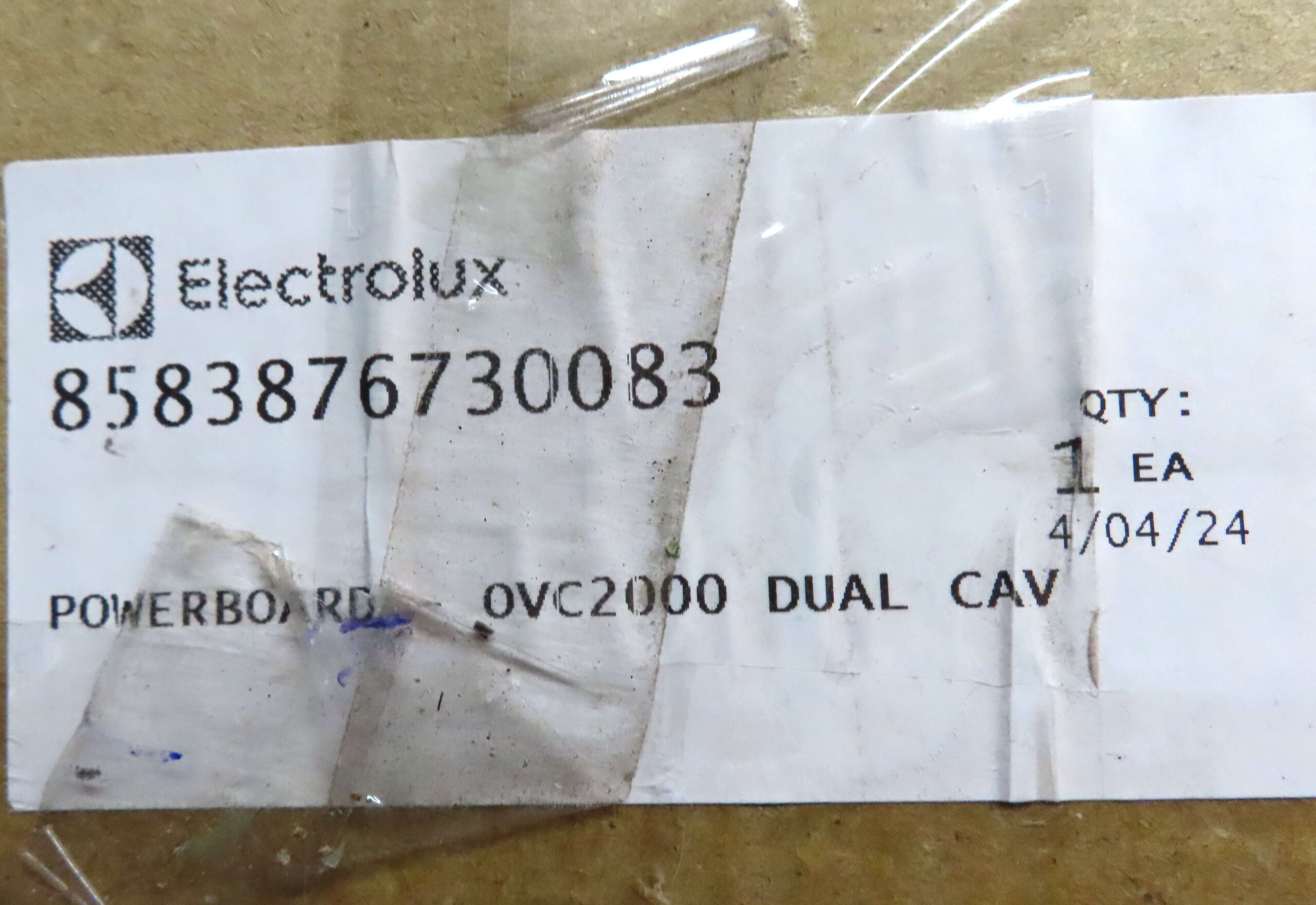 Electrolux Oven Power PCB 8583876730083 - Image 3