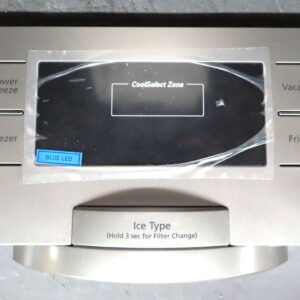 SAMSUNG FRIDGE DISPLAY PCB & COVER DISPENSER DA97-08015A