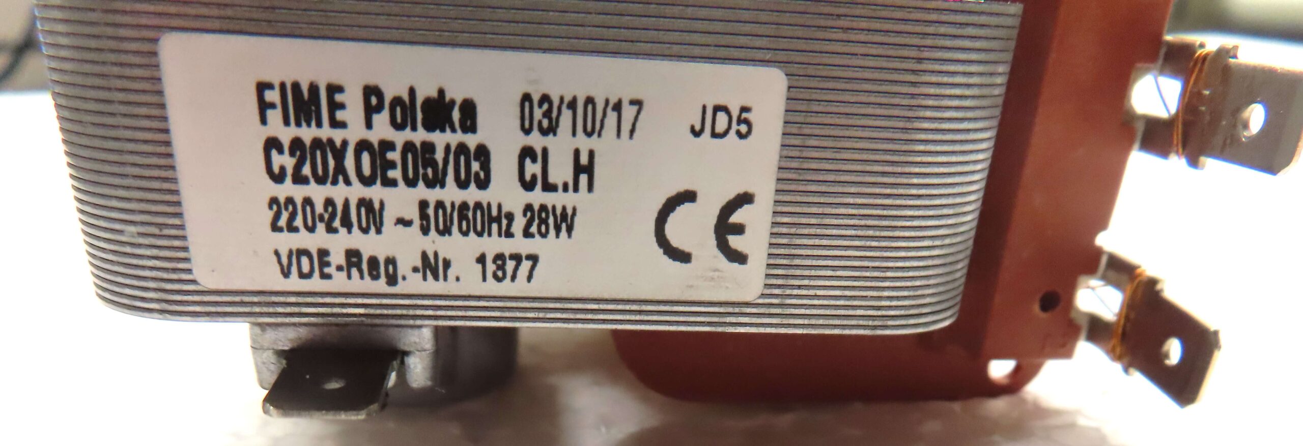 IKEA/ELECTROLUX OVEN MOTOR 220/240V-20W 4055015707 - Image 4
